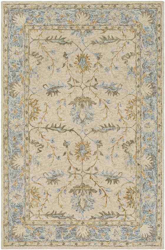 Odo Traditional Light Gray Area Rug