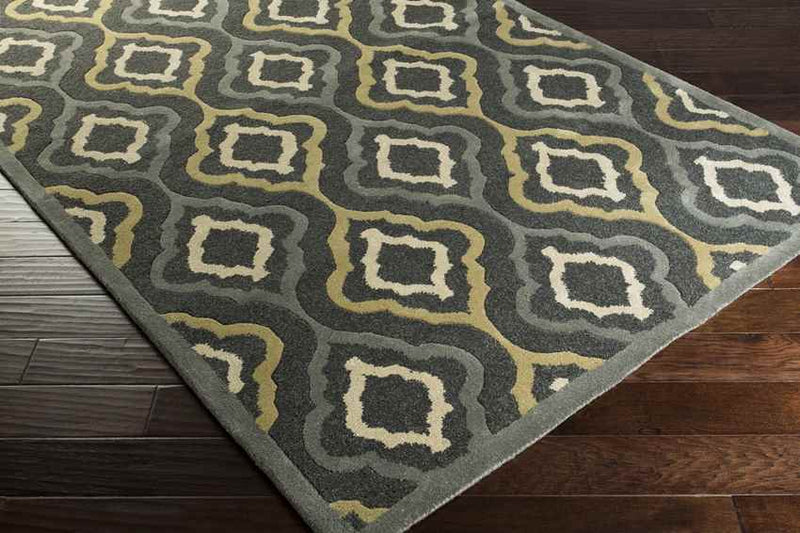 Camp Modern Midnight Green Area Rug