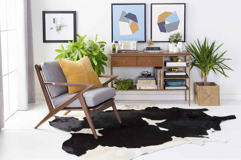 Percy Rustic Black Area Rug