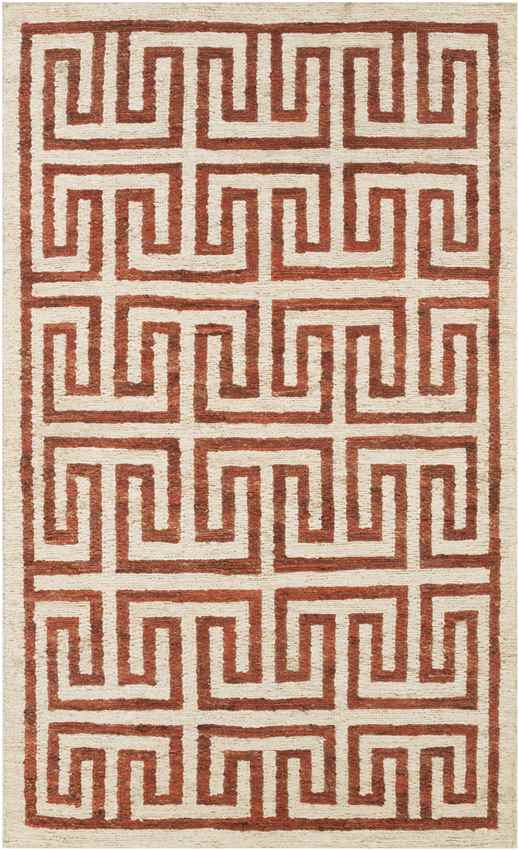 Casselberry Modern Cherry/Beige Area Rug