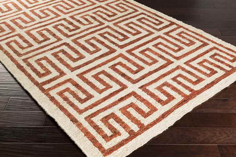 Casselberry Modern Cherry/Beige Area Rug