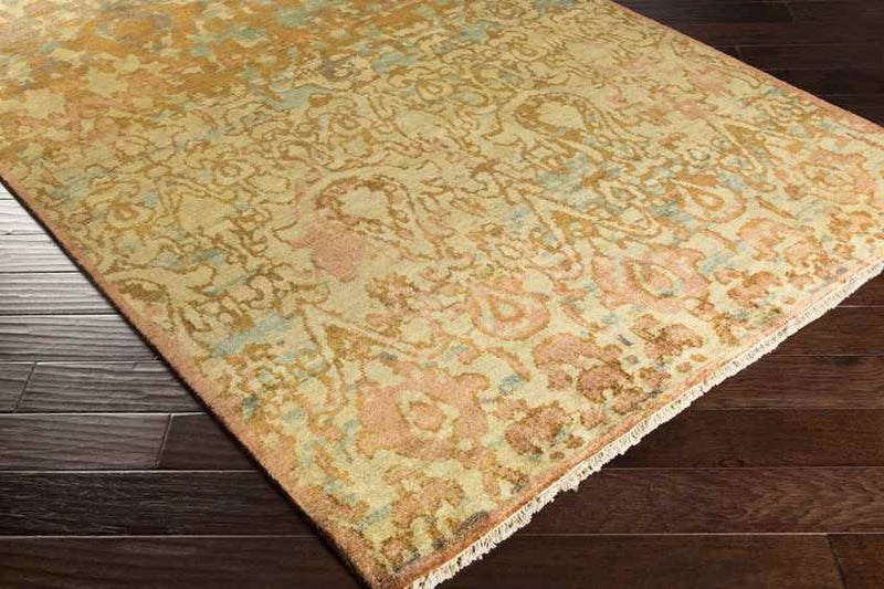 Raynard Traditional Olive Area Rug