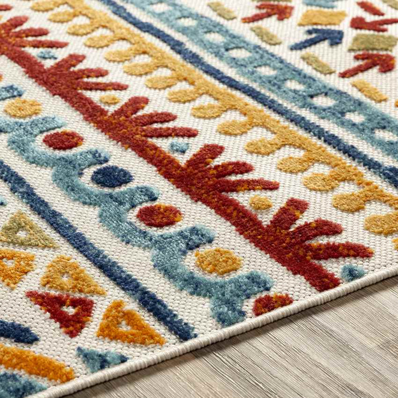 Ross Global Aqua Area Rug