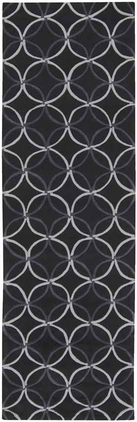 Vannes Modern Black/Charcoal Area Rug