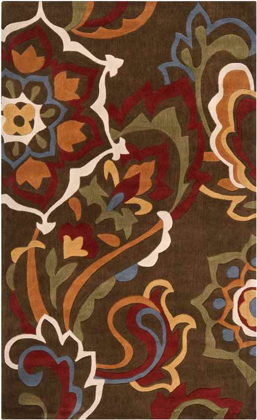 Lynn Lake Global Dark Brown Area Rug