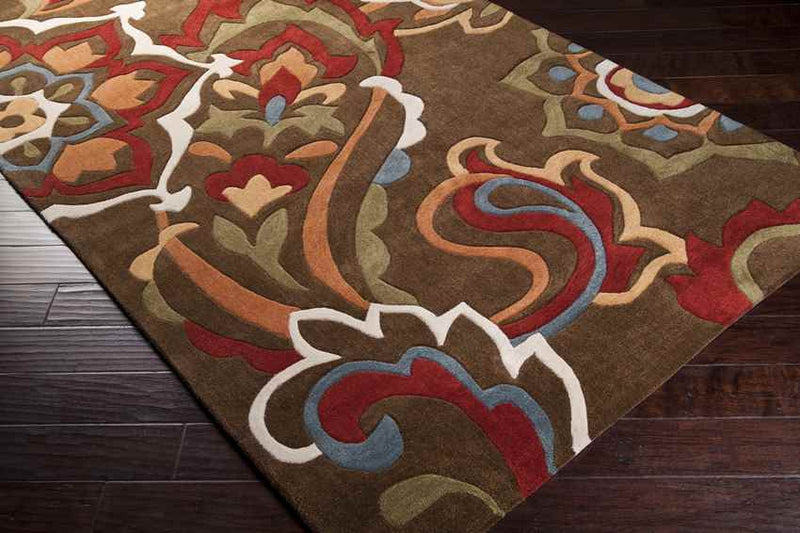 Lynn Lake Global Dark Brown Area Rug