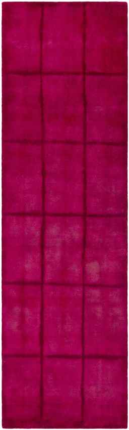 Conway Modern Bright Pink/Burgundy Area Rug