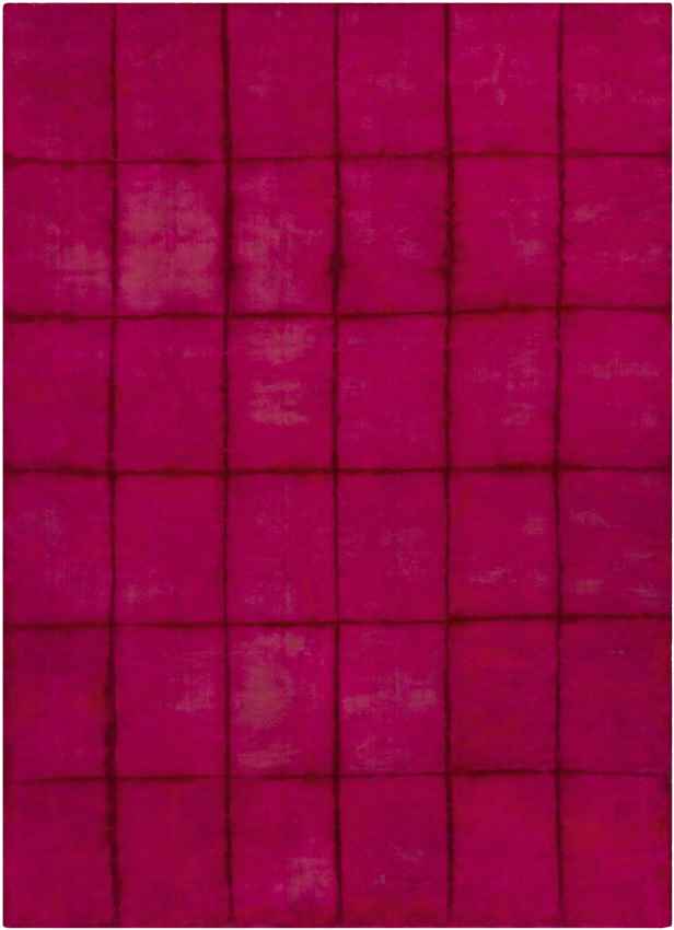 Conway Modern Bright Pink/Burgundy Area Rug