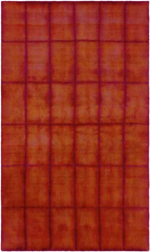 Conway Modern Burgundy Area Rug