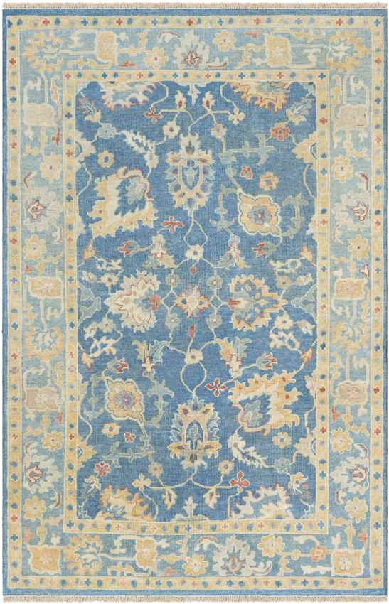 Corinth Traditional Teal/Beige Area Rug