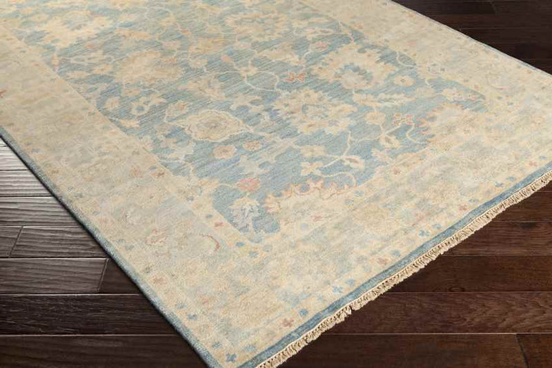 Corinth Traditional Teal/Beige Area Rug