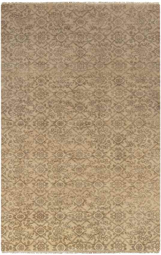 Corning Traditional Black/Ivory/Khaki Area Rug