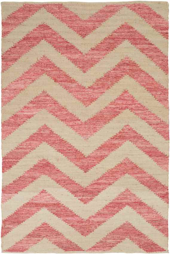 Dahlonega Modern Beige/Carnation Area Rug