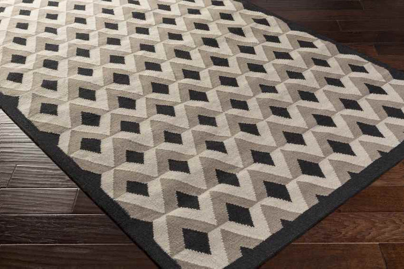 Dayton Modern Taupe/White Area Rug