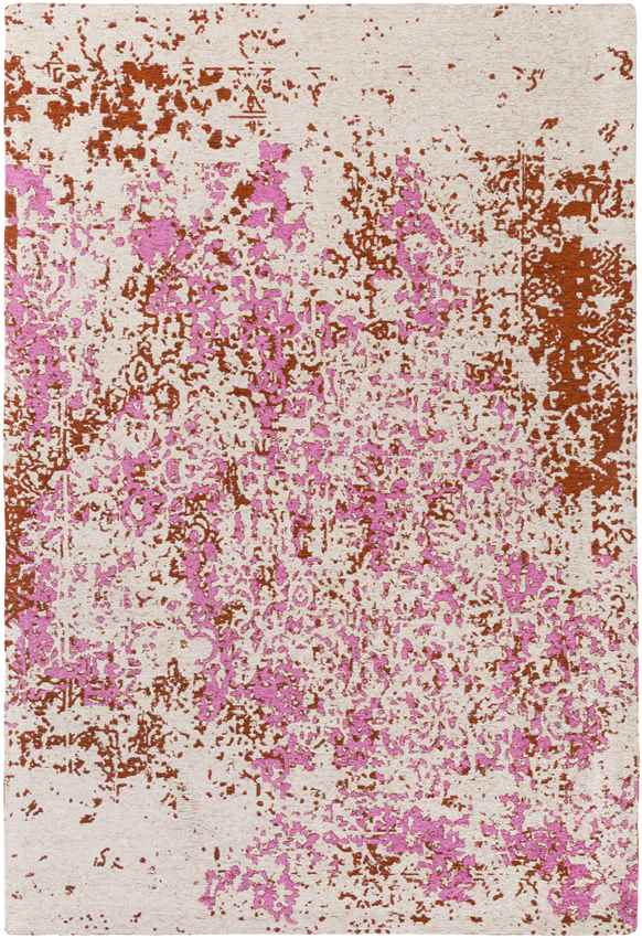 Coalville Modern Pink/Rust Area Rug