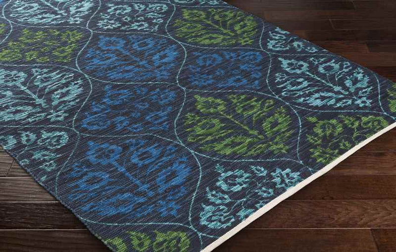 Dermott Cottage Blue Area Rug