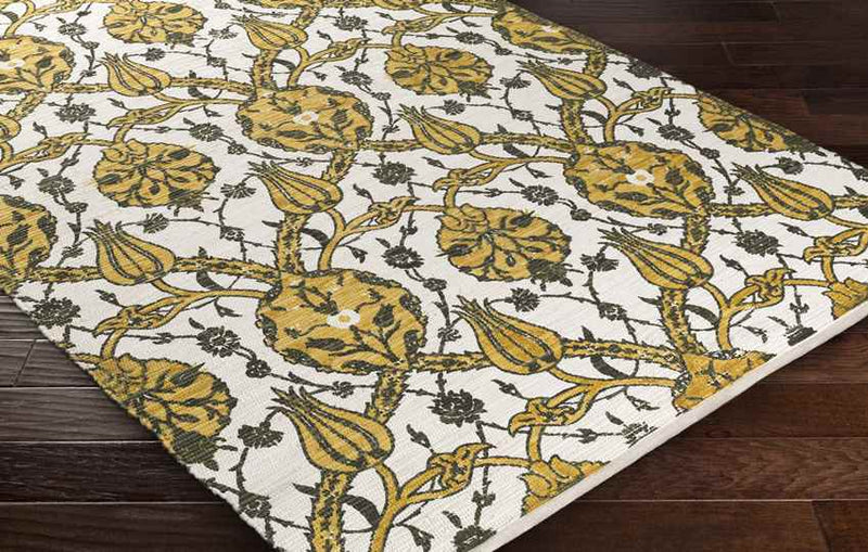 DeWitt Global Yellow/Gray Area Rug