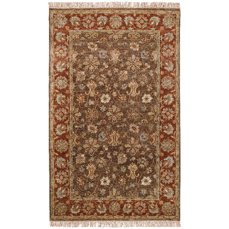 Doral Traditional Gray/Brown Area Rug