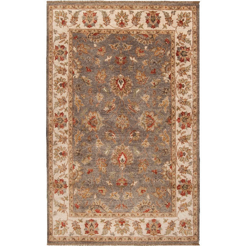 Dougherty Traditional Gray/Brown Area Rug