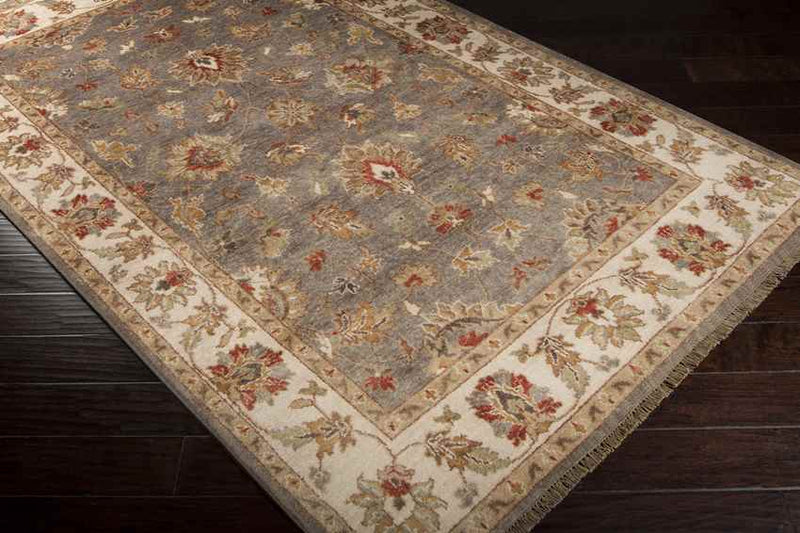 Dougherty Traditional Gray/Brown Area Rug