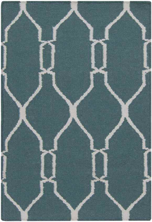 Hendon Modern Peacock Green Area Rug