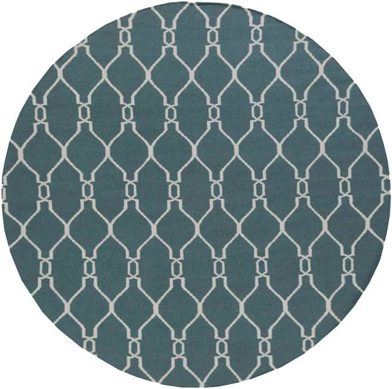 Hendon Modern Peacock Green Area Rug