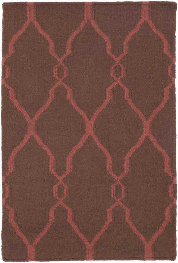 Hendon Modern Brown/Rust Area Rug