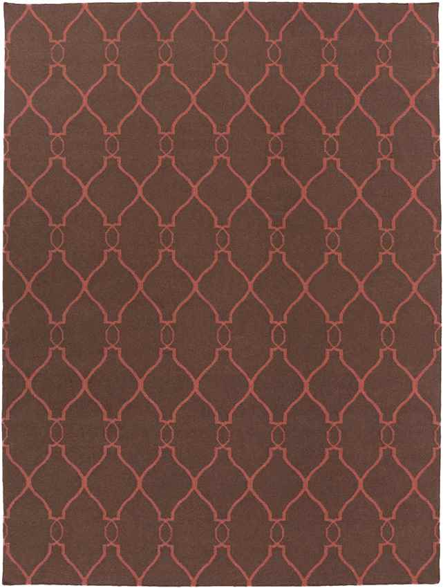 Hendon Modern Brown/Rust Area Rug