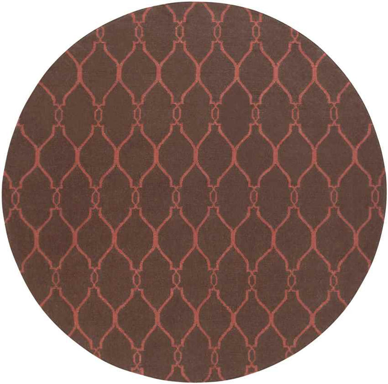 Hendon Modern Brown/Rust Area Rug