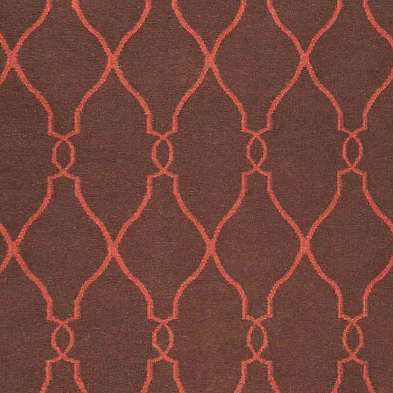 Hendon Modern Brown/Rust Area Rug