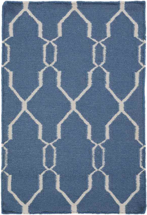 Hendon Modern Blue/Ivory Area Rug