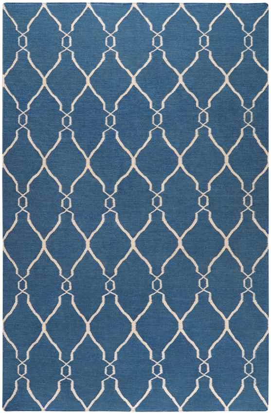 Hendon Modern Blue/Ivory Area Rug