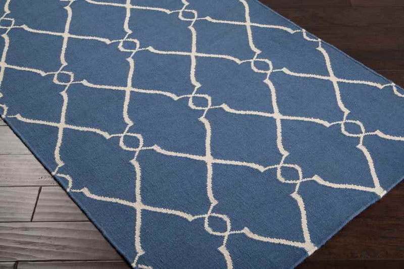 Hendon Modern Blue/Ivory Area Rug