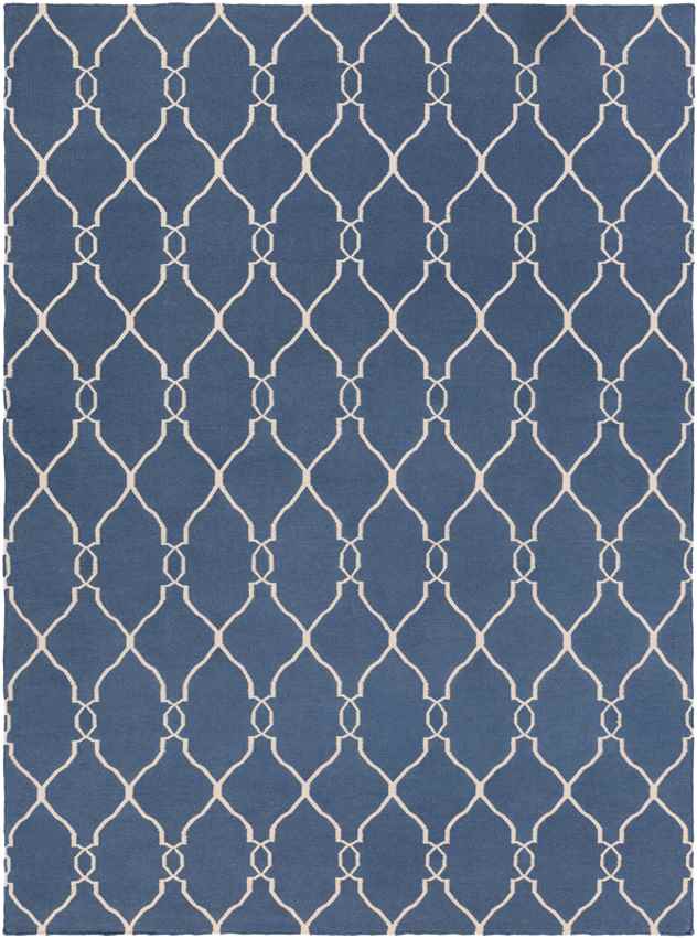 Hendon Modern Blue/Ivory Area Rug