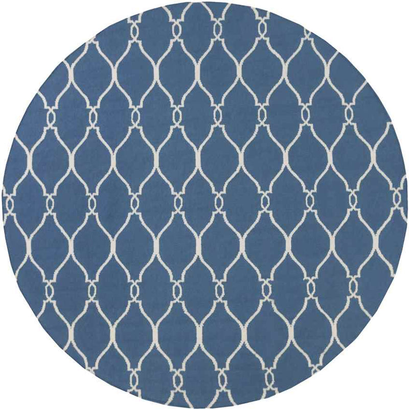 Hendon Modern Blue/Ivory Area Rug