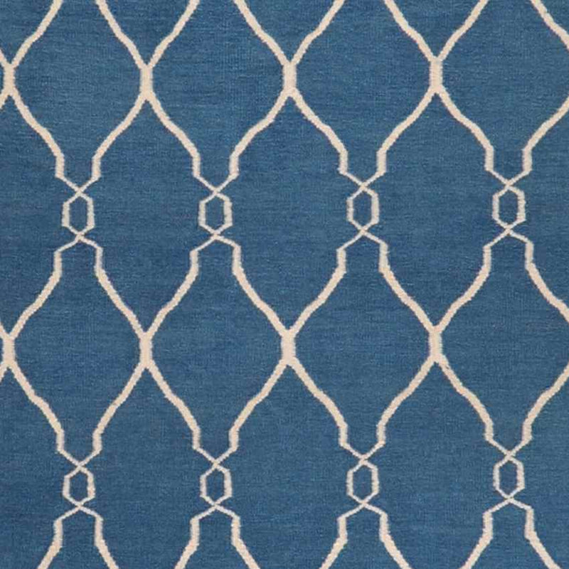 Hendon Modern Blue/Ivory Area Rug