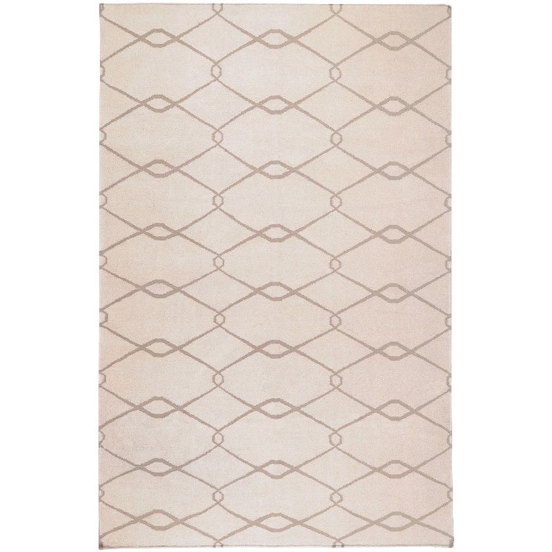 Dunsmuir Modern Ivory/Taupe Area Rug