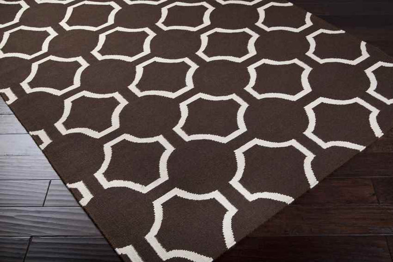 Dunwoody Modern Chocolate Area Rug