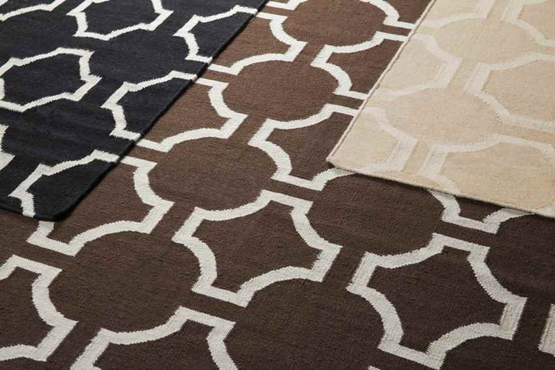 Dunwoody Modern Chocolate Area Rug