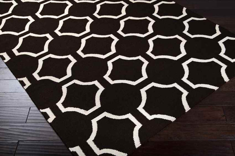 Dunwoody Modern Black Area Rug