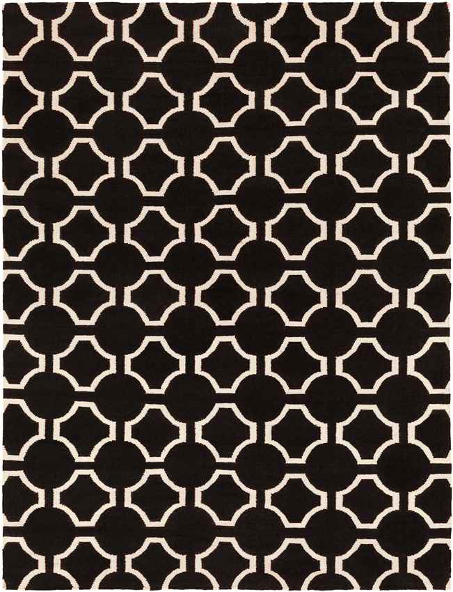 Dunwoody Modern Black Area Rug