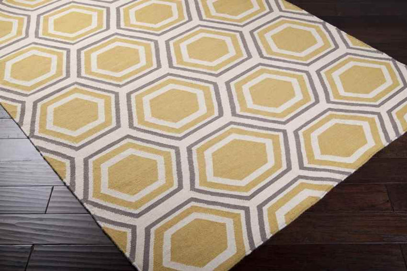 Dutton Modern Yellow Area Rug