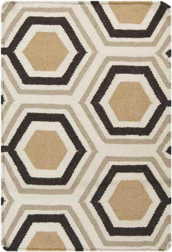 Dutton Modern Chocolate/Beige Area Rug