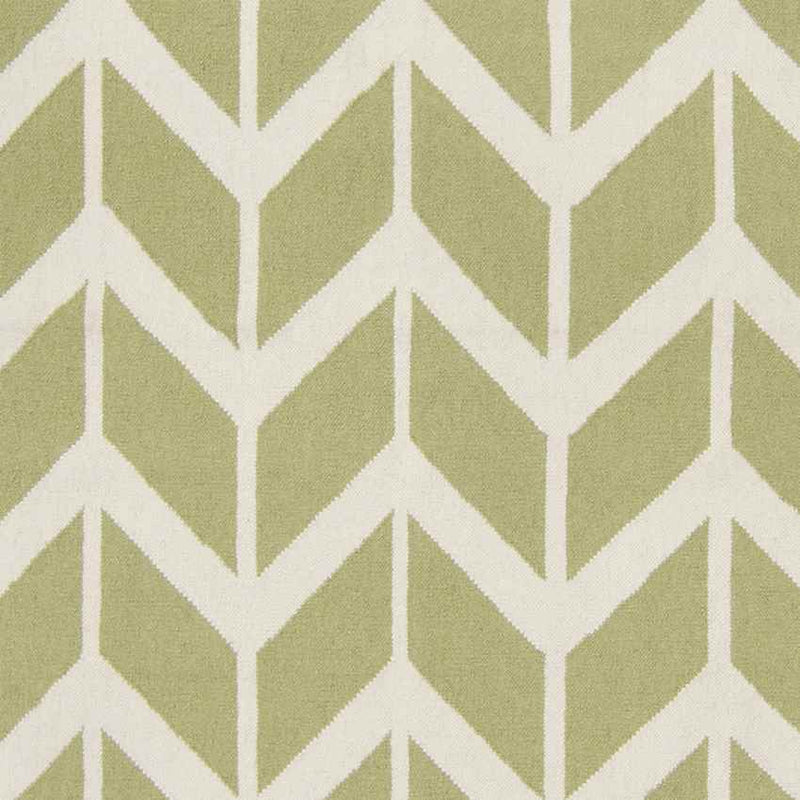 Dyer Modern Sage and White Area Rug