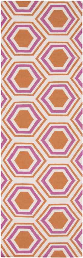 Dutton Modern Orange/White Area Rug