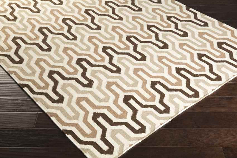 Earle Modern Chocolate Area Rug