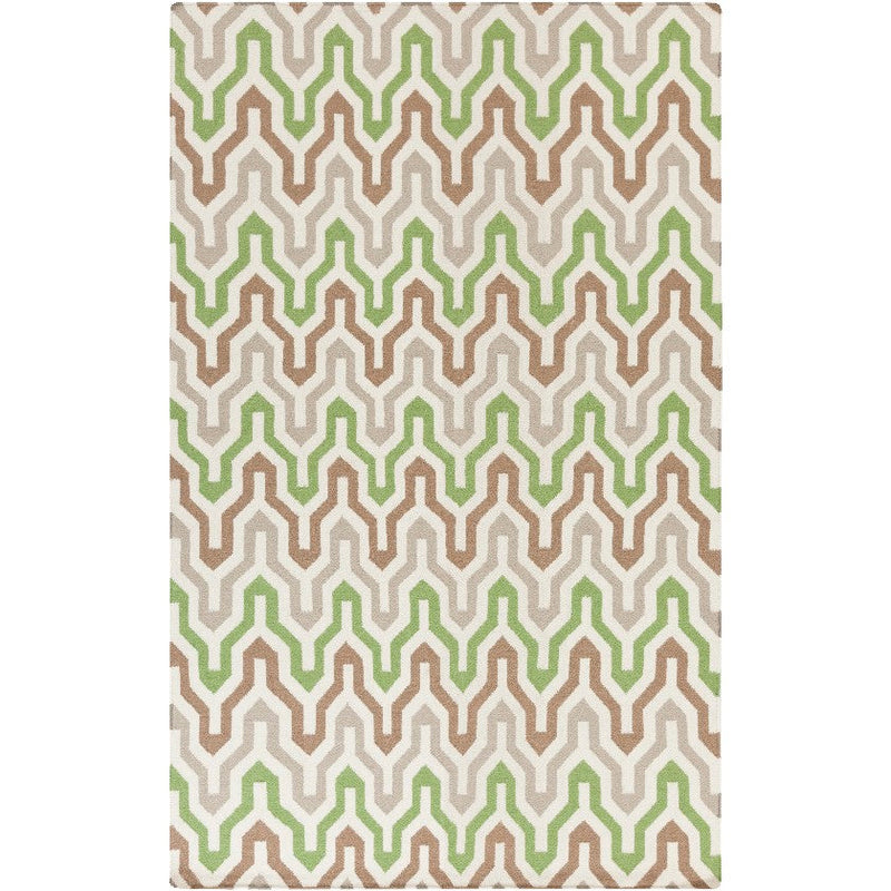 Earle Modern Green Area Rug