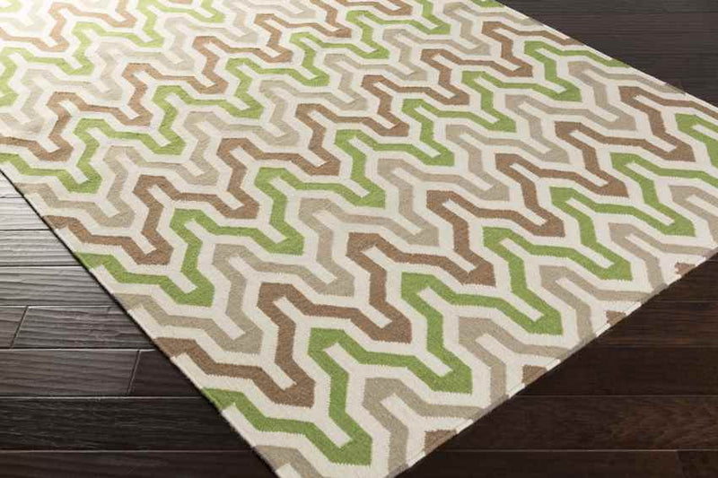 Earle Modern Green Area Rug