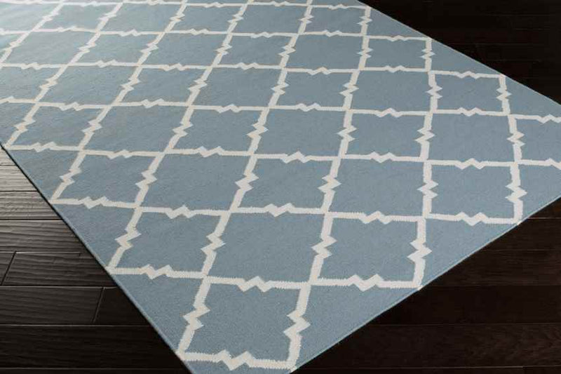 Selwerd Modern Stone Blue Area Rug