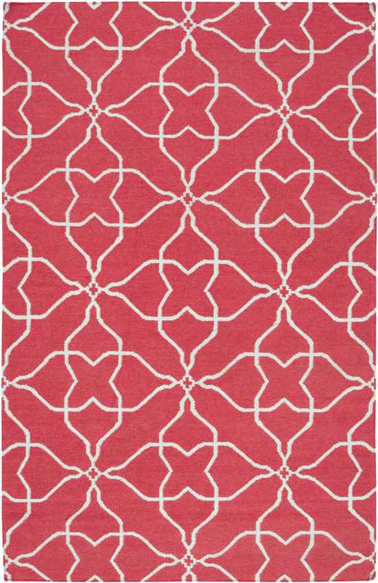 Elsmere Modern Pale Jade/Honeysuckle Pink Area Rug